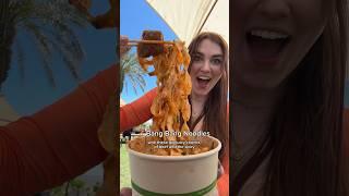 My top 5 favorite foods at Coachella #foodie #shorts #coachella #eating #losangeles #noodles