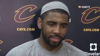 Kyrie Irving stunned when Reporter ask him if LeBron James is Father Figure  NBA