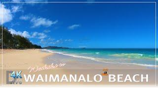 Waimanalo Beach  Drive from Waikiki  HI-72 Hwy  Honolulu Oahu Hawaii USA  Hawaii 4K Driving