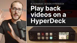 HyperDeck video playback troubleshooting steps  Show and Tell Ep.90