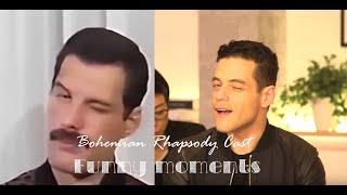 Bohemian Rhapsody cast Funny Moments Rami Malek literally is Freddie Mercury