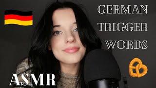 ASMR  German Trigger Words whispers & hand movements