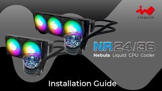 How to install the InWin NR Series Nebula Liquid CPU Cooler  PC Cooling  InWin