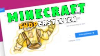 SO KÖNNT ihr einen MINECRAFT SERVER SHOP erstellen 