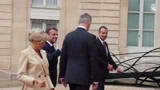 Recepción ofrecida por el Presidente de la República francesa Su Excelencia Emmanuel Macron