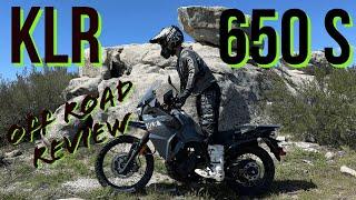 Kawasaki KLR 650 S  Off Road Review