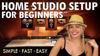 Home Studio Setup For Beginners - 2023 - A Home Recording Studio Setup in 20 Mins