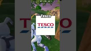 WALMART Vs TESCO in Fortnite  #fortnite #shorts