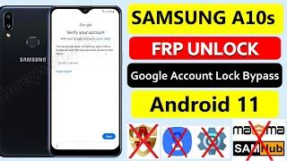 SAMSUNG A10s FRP Bypass Android 11  SM-A107F Google Account Unlock Latest Security One UI 3.1