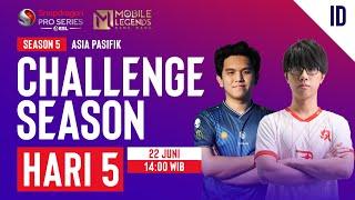  ID  AP MLBB  Snapdragon Mobile Challenge Season  Season ke-5 Hari ke 5