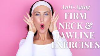 ANTI-AGING FACE LIFTING EXERCISES For Jowls & Laugh Lines Nasolabial Fold  Firm Neck & Jawline