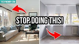 7 CURTAIN MISTAKES that can make your home look AWFUL