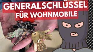 WOHNMOBILE KNACKEN in 2 SEKUNDEN mit GENERALSCHLÜSSEL ️ Ohne Spuren alles klauen und überfallen