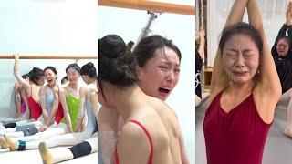 沉浸式壓腿 哭著也要堅持下去 flexibility training gymnastics training 软开度 拉伸一字马