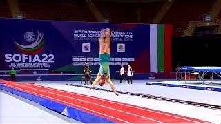 2022 Mens Final Tumbling  - World Championships Sofia Bulgaria