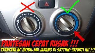 Cara Menyalakan AC Mobil Yang Benar