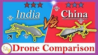 Drone Comparison - Rustom 2 Vs Cai Hong 5 - {India Vs China}