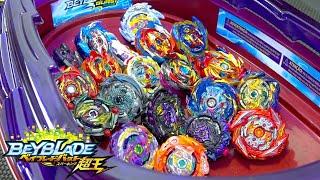 SPARKING BEYS SURGE BATTLE in Slayer Showdown Beystadium Beyblade Burst SparkingSurge