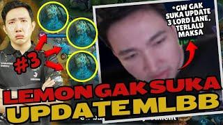 MOONTON MAKSA LEMON KRITIK MLBB  RRQ LEMON TIDAK SUKA UPDATE 3 LORD LANE DI MOBILE LEGEND #rrq