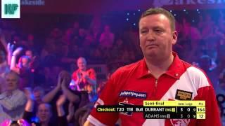 BDO Lakeside World Darts Championship - Martin Adams misses 9 Darter