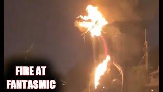 SHOCKING Disneyland FIRE Fantasmic Dragon Burns