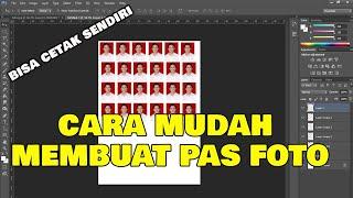 CARA MUDAH CETAK FOTO 3X4 DI PHOTOSHOP