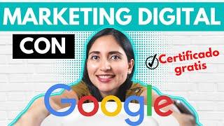 Curso Marketing Digital Online Gratis con Certificado De Google  CURSOS DE GOOGLE GRATIS