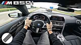 BMW M850i G15 TOP SPEED DRIVE ON GERMAN AUTOBAHN