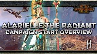 Alarielle Campaign Start Overview  The Queen and the Crone DLC for Warhammer 2