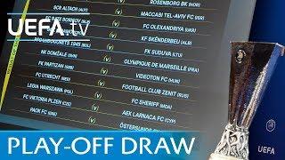 UEFA Europa League play-off round draw