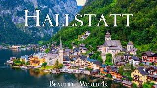 Hallstatt 4K - A Picturesque Village Hidden On The Banks Of One Of Austrias - Piano Music