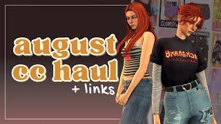 august cc haul + links  the sims 4