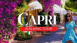 CAPRI Italy 4K Walking Tour  Breathtaking Hidden Gem