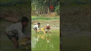 Viral Fake Tiger Scary Prank On Grandpa  SAGOR BHUYAN #tigerprank #scary #shorts  #prankvideos