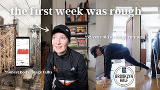 My first week of HALF MARATHON training  *realistic* NYC running vlog