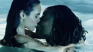 Good Trouble 4x07 Angelica and Malika kiss in the pool