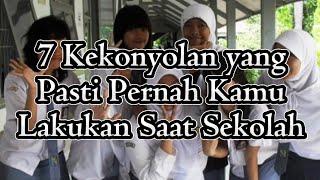 7 kekonyolan yang pasti pernah kamu lakukan saat sekolah