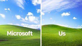 I Found the Windows XP Wallpaper