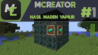 mc creator maden yapımı egitim part 1 @mcreators148