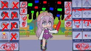 scary gacha life glich she not normal...  gacha life  horror  fake 