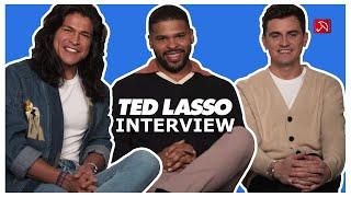 Cristo Fernández Kola Bokinni & Billy Harris TED LASSO - SEASON 3 Interview  Apple TV+