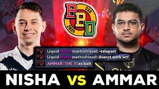 MID SHADOW FIEND 1v1  NISHA vs AMMAR - BB DACHA DUBAI SOLO TOURNAMENT DOTA 2