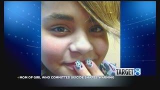 Mom of girl who committed suicide shares warning