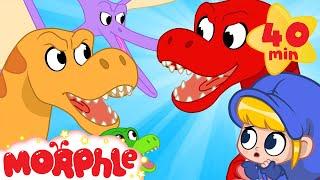 Morphle the dinosaur goes back in time