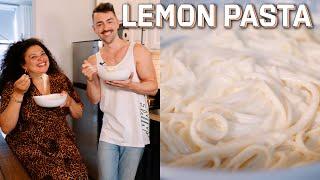 Matteo Lane & Michelle Buteau Make Lemon Pasta