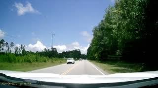 Dash Cam Drive through Cottageville South Carolina