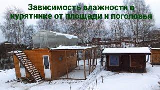 Большая влажность в курятнике Зависимость влажности от площади и поголовья. Вентиляция в курятнике.