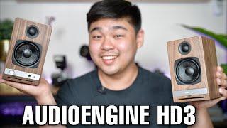 AUDIOENGINE HD3 WALNUT UNBOXING AND QUICK REVIEW