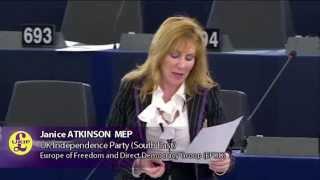 We will stop you from taking over UK tax rates - Janice Atkinson MEP