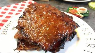 SUPER EASY Singapore Bak Kwa Recipe  Oven Baked Chinese Pork Jerky 自制肉干 Chinese New Year Snack